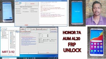 Honor 7A (AUM AL20) FRP unlock/remove resolution with MRT 2021