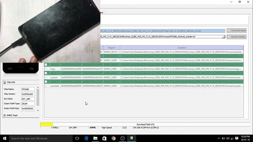 Micromax Q386 Flashing Guide without box. How to Flash Micromax Q386